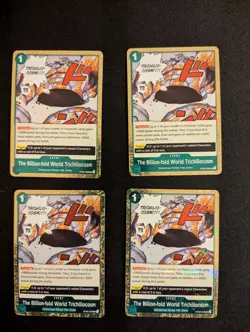 OP06-038 Billion Fold World Jolly Roger Foil PRB01 One Piece TCG x4 Playset - Image 1
