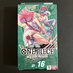 One Piece Tcg Starter Deck ST-16 Uta Green Deck English Brand New With PRB Pack! - Image 1