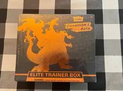New Pokemon TCG Sword & Shield CHAMPION'S PATH Sealed Elite Trainer Box ETB - Image 1