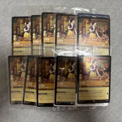 10 Pieces Disney Lorcana Snow White 41/P1 Promo Japanese Unexpected Houseguest - Image 1