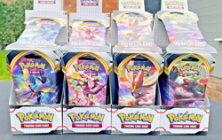POKEMON TCG REBEL CLASH SLEEVED BOOSTER PACK ART SET X4 PACKS *FACTORY SEALED* - Image 3