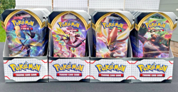 POKEMON TCG REBEL CLASH SLEEVED BOOSTER PACK ART SET X4 PACKS *FACTORY SEALED* - Image 4