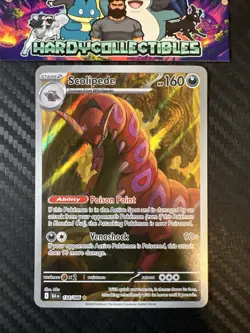 Pokemon TCG Scolipede 134/086 Black Bolt Illustration Rare Pack Fresh - Image 1