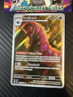 Pokemon TCG Scolipede 134/086 Black Bolt Illustration Rare Pack Fresh - Image 2