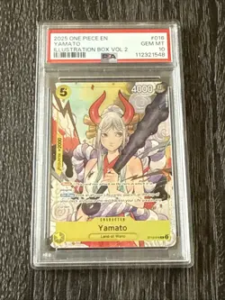 2025 ONE PIECE PROMOS ILLUSTRATION BOX VOL.2 #016 YAMATO Optcg PSA 10 - Image 1