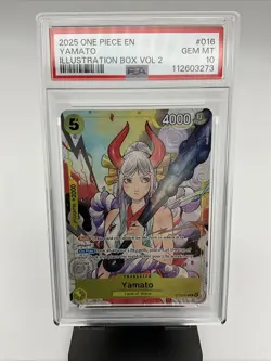 PSA 10 YAMATO ST13-016 2025 One Piece Promos Illustration Box VOL 2 #016 - Image 3