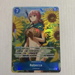 One Piece TCG Royal Blood OP-10 - Rebecca SR Alt Art Parallel OP10-058 - Image 1