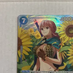 One Piece TCG Royal Blood OP-10 - Rebecca SR Alt Art Parallel OP10-058 - Image 4