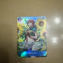 One Piece TCG Royal Blood OP-10 - Rebecca SR Alt Art Parallel OP10-058⚓ - Image 1