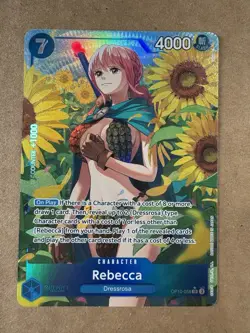 One Piece TCG Royal Blood OP-10 - Rebecca SR Alt Art Parallel OP10-058 - Image 1