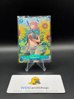 One Piece TCG Royal Blood OP-10 - Rebecca SR Alt Art Parallel OP10-058 - Image 1