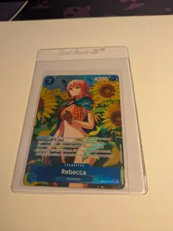 One Piece TCG Royal Blood OP-10 - Rebecca SR Alt Art Parallel OP10-058 - Image 1