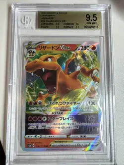 BGS 9.5 2022 Pokemon Japanese Charizard V 014/100 Star Birth Gem Mint - Image 1