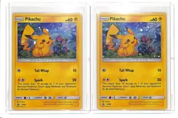 (2) Lot 2017 Pokemon Shining Legends Pikachu Holo Black Star Promo BSP #SM86 - Image 1