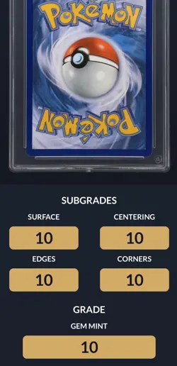 Pokemon TCG Mega Venusaur Ex Mega Evolutions 177/132 🍃Ace 10 Perfect Subgrades - Image 4