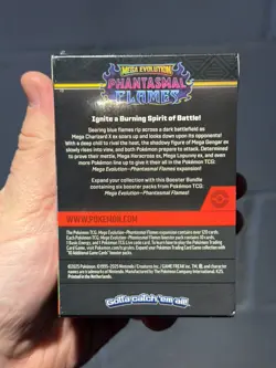 Pokemon TCG: Mega Evolution Phantasmal Flames Booster Bundle (6 Packs) SEALED - Image 2