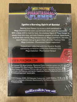 Pokemon TCG Mega Evolution Phantasmal Flames Booster Bundle 6 Packs NEW/Sealed - Image 2