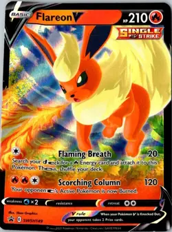 Flareon V - SWSH149 - SWSH: Sword & Shield Promo Cards - Promo - NM - Image 1