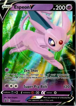 Espeon V - SWSH201 - SWSH: Sword & Shield Promo Cards - Promo - NM - Image 1