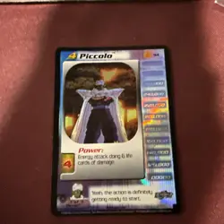 Dragon Ball Z CCG TCG Piccolo #94 Foil Unlimited Frieza Saga Lv 4 Rare Card - Image 1
