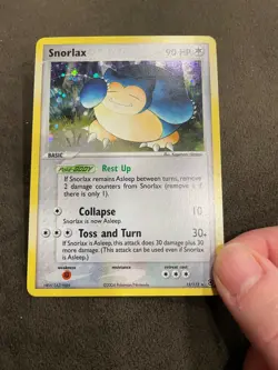 Snorlax 15/112 FireRed & LeafGreen Holo 2004 Pokemon TCG LP - Image 2