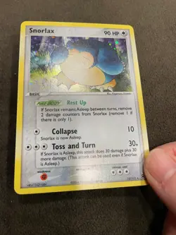 Snorlax 15/112 FireRed & LeafGreen Holo 2004 Pokemon TCG LP - Image 3