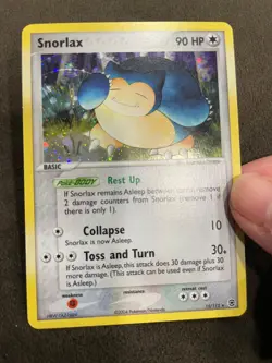 Snorlax 15/112 FireRed & LeafGreen Holo 2004 Pokemon TCG LP - Image 5