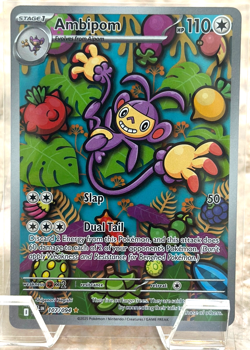 Ambipom 107/094 - Phantasmal Flames - Illustration Rare - NM - Pokemon TCG (EN) - Image 1