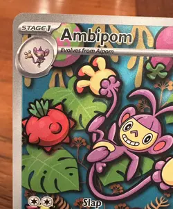 Ambipom 107/094 - Phantasmal Flames - Illustration Rare - NM - Pokemon TCG (EN) - Image 5