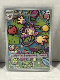 Pokemon TCG Phantasmal Flames Ambipom 107/094 Illustration Rare - NM/M - Image 1