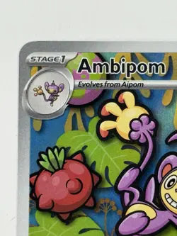 Pokemon TCG Ambipom Full Art 107/094 Phantasmal Flames Mega Evolution Ultra Rare - Image 4