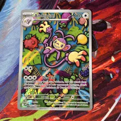 Pokemon TCG Ambipom 107/094 Phantasmal Flames IR NM - Image 1