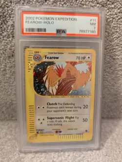 Pokemon TCG Expedition 2002 Fearow holo #11 PSA 7 - Image 1