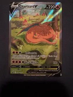 Charizard v SWSH260 Holo Sword & Shield Promo Card Near Mint Condition - Image 1