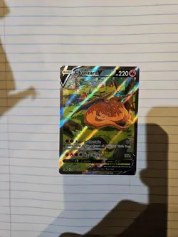 Pokemon TCG Charizard v SWSH260 Sword & Shield Promo Card Near Mint Condition - Image 1