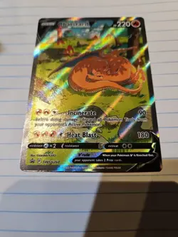 Pokemon TCG Charizard v SWSH260 Sword & Shield Promo Card Near Mint Condition - Image 3