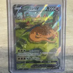 Pokemon TCG Charizard v SWSH260 Sword & Shield Promo Card Near Mint Condition - Image 1
