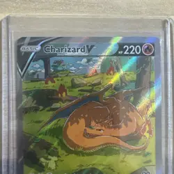 Pokemon TCG Charizard v SWSH260 Sword & Shield Promo Card Near Mint Condition - Image 3