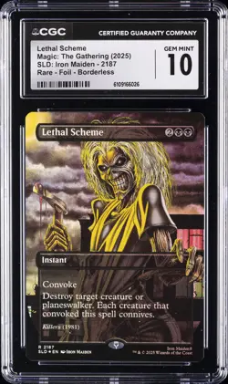 2025 MAGIC: THE GATHERING SLD: IRON MAIDEN LETHAL SCHEME CGC 10 GEM MINT - Image 1