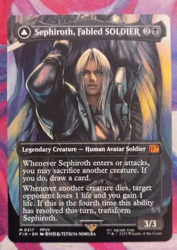 Sephiroth, Fabled SOLDIER (0317) (Borderless) Final Fantasy Regular - Image 1