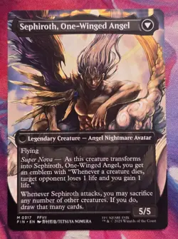 Sephiroth, Fabled SOLDIER (0317) (Borderless) Final Fantasy Regular - Image 2