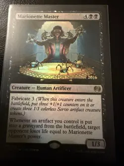 WOTC MtG Prerelease Promos Marionette Master (P) (Foil) VG - Image 1