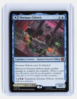 Norman Osborn / Green Goblin MTG Marvel's Spider-Man #39 Mythic,Dual - Image 1