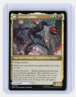 Norman Osborn / Green Goblin MTG Marvel's Spider-Man #39 Mythic,Dual - Image 2