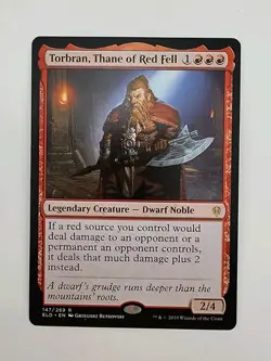 Torbran, Thane of Red Fell Throne of Eldraine • Regular MTG - Image 1