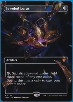 Jeweled Lotus (Borderless) Commander Masters NM (510006) ABUGames - Image 1