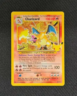 Charizard Celebrations Classic Collection Holo Base Set Pokemon 4/102 raw (NM) - Image 2