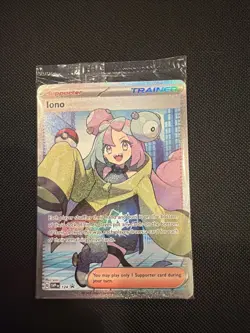 Iono 124 SVP Black Star Promo Pokemon Scarlet & Violet Sealed - Image 1