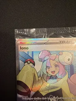 Iono 124 SVP Black Star Promo Pokemon Scarlet & Violet Sealed - Image 2
