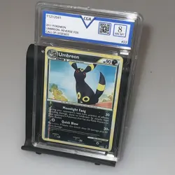 2011 POKEMON CALL OF LEGENDS UMBREON #22 Reverse HOLO CGA 8 - Image 1